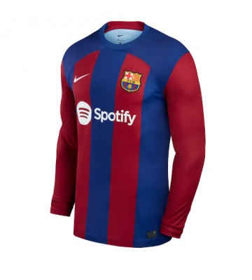 Barcelona Replica Home Stadium Shirt 2023-24 Long Sleeve